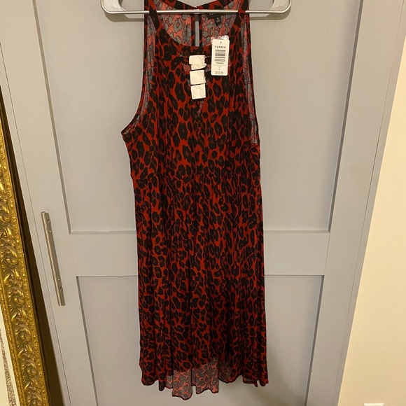 NWT red/black leopard dress - Picture 8 of 10